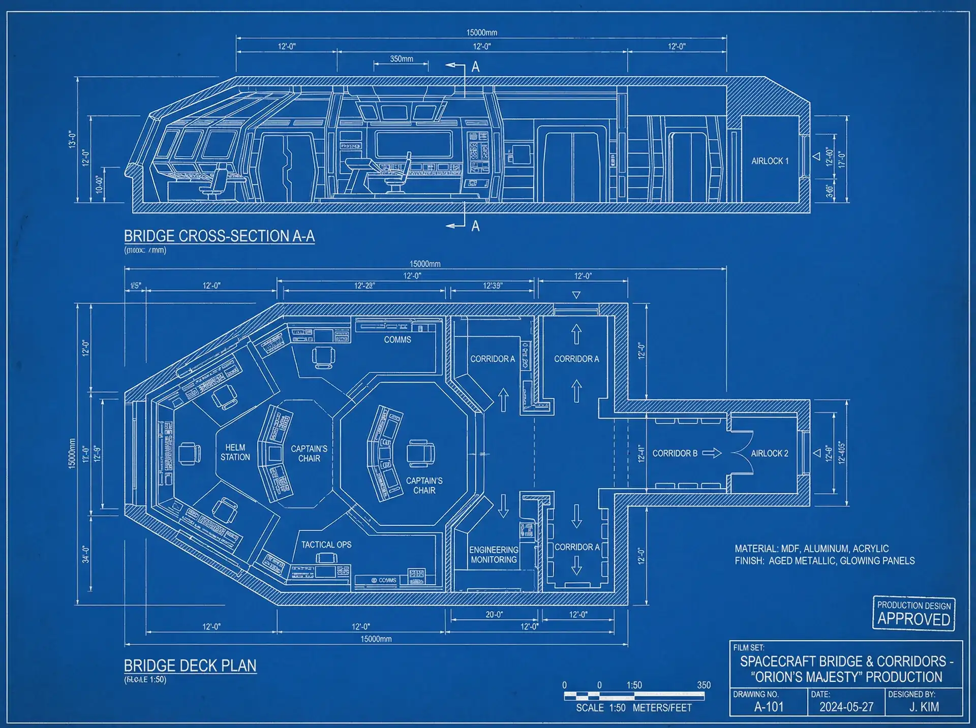 瘦子探花 科幻太空场景蓝图